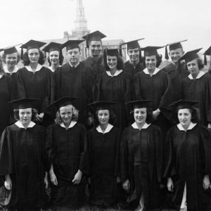 Graduates at Commencement 1946